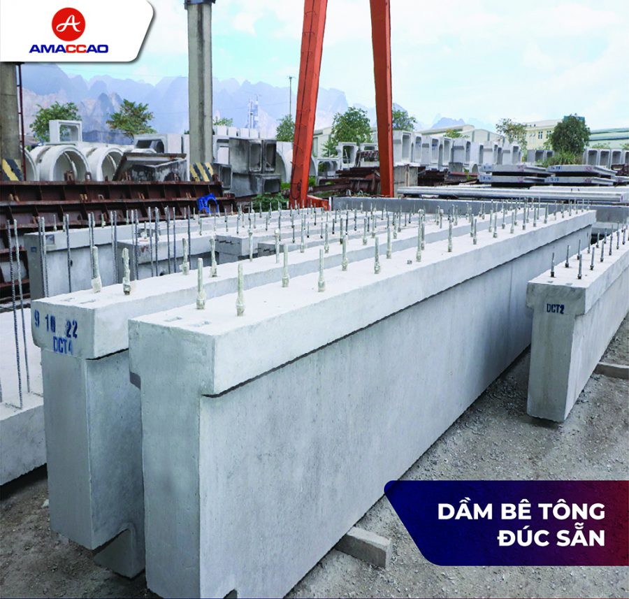 Dầm bê tông đúc sẵn AMACCAO
