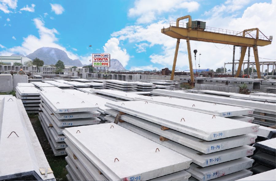 Tấm tường bê tông đúc sẵn AMACCAO